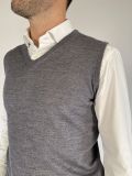 Pullover senza maniche Morgano - grigio medio - 1
