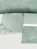 Completo lenzuola 2 piazze Fazzini - verde - 1