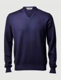 Pullover manica lunga Gran Sasso - blu - 0