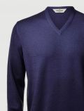 Pullover manica lunga Gran Sasso - blu - 1