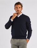 Pullover manica lunga Gran Sasso - blu - 0