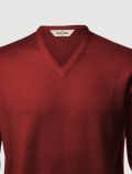 Pullover manica lunga Gran Sasso - rosso - 1