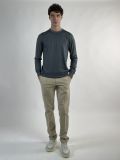 Pullover manica lunga Gran Sasso - grigio azzurro - 2