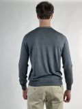 Pullover manica lunga Gran Sasso - grigio azzurro - 3