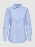 Camicia manica lunga giovane Jdy - azzurro bianco - 5
