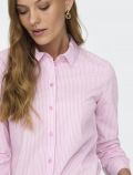 Camicia manica lunga Jdy - rosa bianco - 2