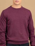 Maglia manica lunga casual Fynch-hatton - borgogna - 1