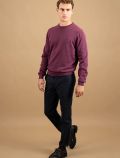 Maglia manica lunga casual Fynch-hatton - borgogna - 4