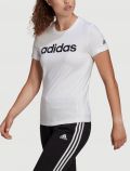 T-shirt manica corta sportiva Adidas - white - 0