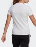 T-shirt manica corta sportiva Adidas - white - 2