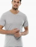 Maglia manica corta in cotone Lvb Man - grigio melange - 1