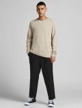 Maglia manica lunga Jack & Jones - oatmeal - 1