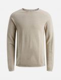 Maglia manica lunga Jack & Jones - oatmeal - 4