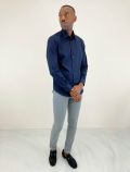 Camicia manica lunga Luca Argentieri - blu - 1