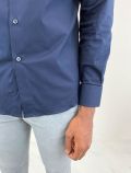 Camicia manica lunga Luca Argentieri - blu - 3