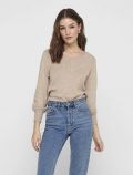 Pullover manica lunga Jdy - beige - 0