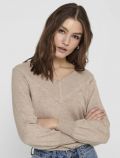 Pullover manica lunga Jdy - beige - 1