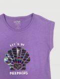 T-shirt manica corta Losan - lilla - 1