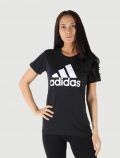 T-shirt manica corta sportiva Adidas - black - 1