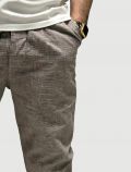 Pantalone casual - beige - 1