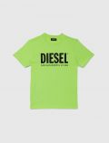 T-shirt manica corta Diesel - verde fluo - 0