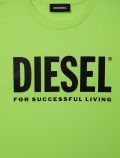 T-shirt manica corta Diesel - verde fluo - 1