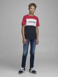 T-shirt manica corta Jack & Jones - rosso - 4