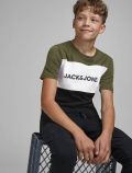 T-shirt manica corta Jack & Jones - verde oliva - 1