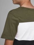 T-shirt manica corta Jack & Jones - verde oliva - 4