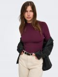 Maglia manica lunga Only - bordeaux - 2