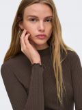Maglia manica lunga Only - cioccolato - 1
