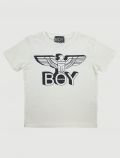 T-shirt manica corta Boy London - bianco - 0