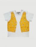 T-shirt manica corta Yours - giallo - 0