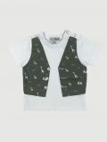 T-shirt manica corta Yours - verde - 0