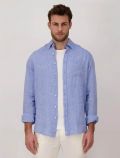 Camicia manica lunga casual Fynch-hatton - azzurro - 0