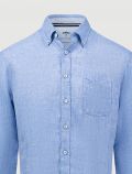 Camicia manica lunga casual Fynch-hatton - azzurro - 4