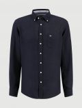 Camicia manica lunga casual Fynch-hatton - blu - 3