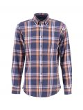 Camicia manica lunga flanella Fynch-hatton - arancione - 3