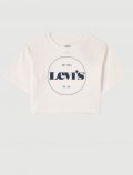 T-shirt manica corta Levi's - bianco rosso - 0