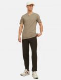 T-shirt manica corta Jack & Jones - beige - 3