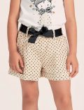 Pantalone corto I Do - beige nero - 2