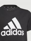 T-shirt manica corta sportiva Adidas - black - 1