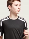 T-shirt manica corta sportiva Adidas - black - 1