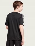 T-shirt manica corta sportiva Adidas - black - 3