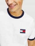 T-shirt manica corta Tommy Jeans - bianco blu - 1