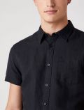 Camicia manica corta casual Wrangler - black - 1