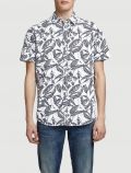 Camicia manica corta casual Jack & Jones - cloud dancer - 0