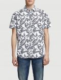 Camicia manica corta casual Jack & Jones - cloud dancer - 0