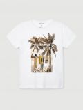 T-shirt manica corta Mayoral - bianco - 0