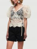 Maglia manica corta - crema - 0